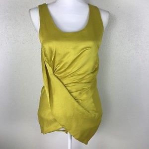 Rachel Roy Yellow Sleeveless Blouse Size 6